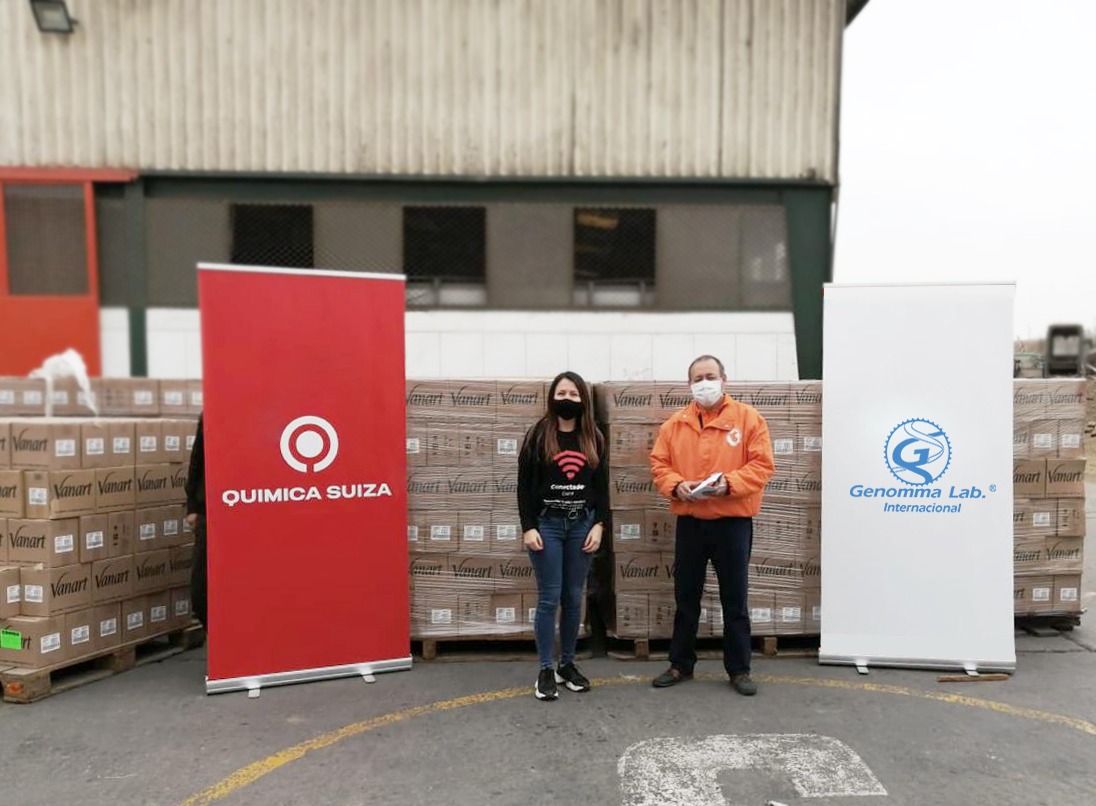 Química Suiza y Genomma LAB se unen a campaña “Hombro a Hombro”  para beneficiar a familias vulnerables